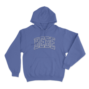 BEBE Unisex Hoodie Blue