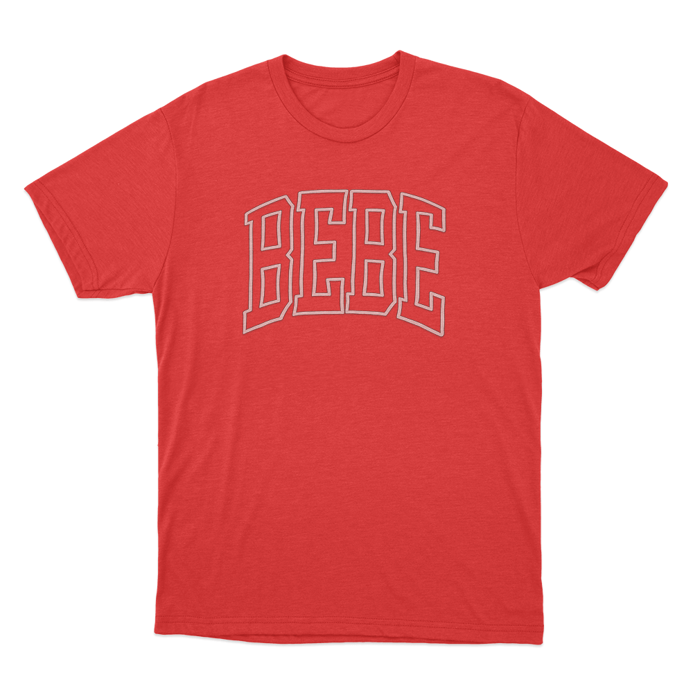 BEBE Unisex T Shirt Red BEBE Unisex T Shirt Red