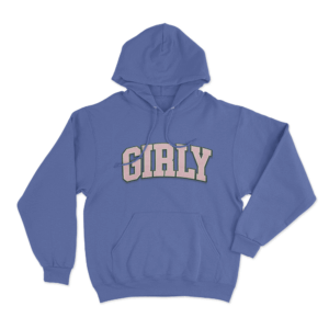 Girly Unisex Hoodie Blue