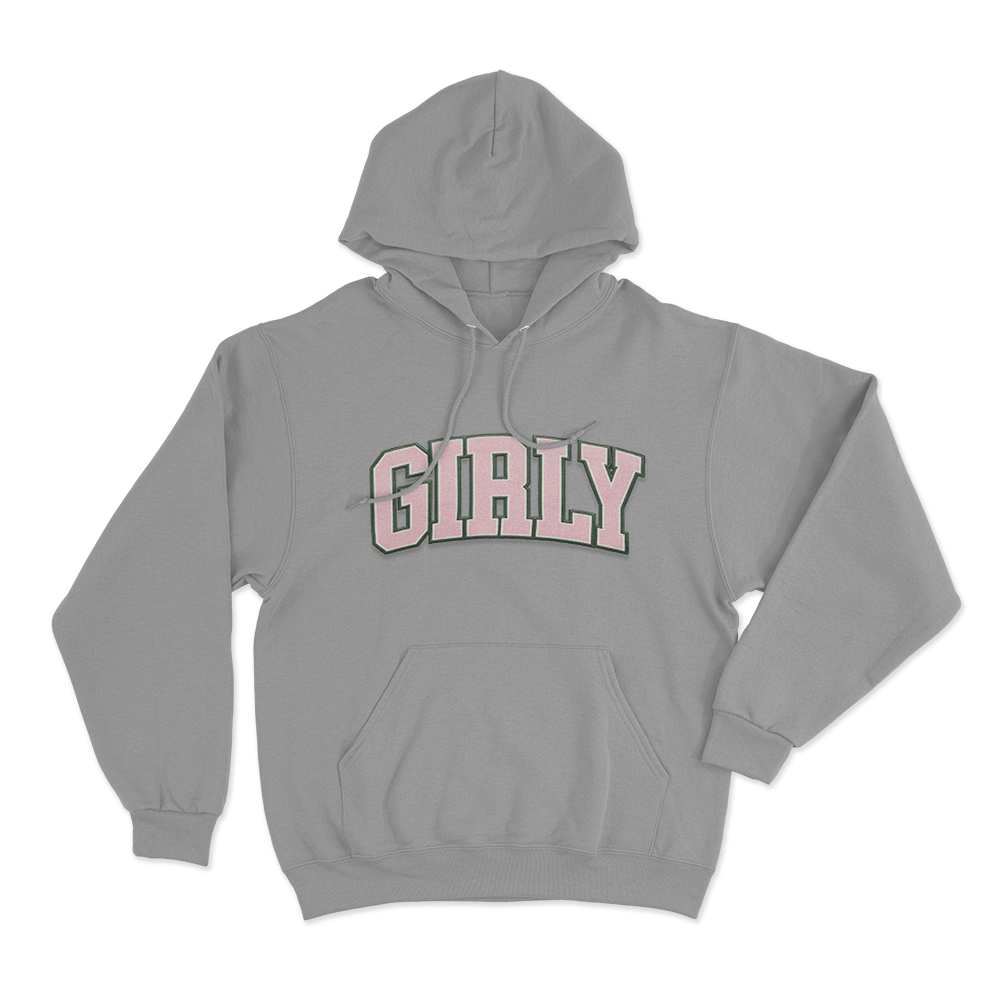 Girly Unisex Hoodie Grey Girly Unisex Hoodie Grey