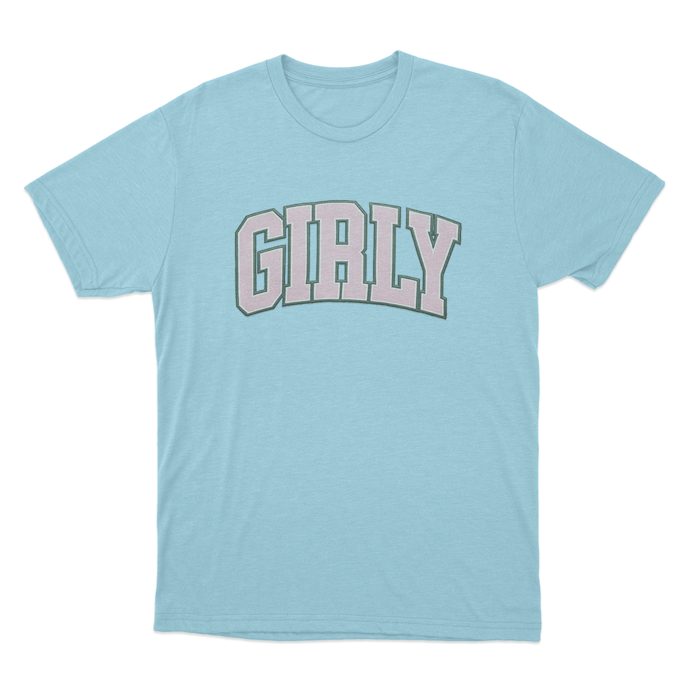Girly Unisex T Shirt Sky Blue Girly Unisex T Shirt Sky Blue