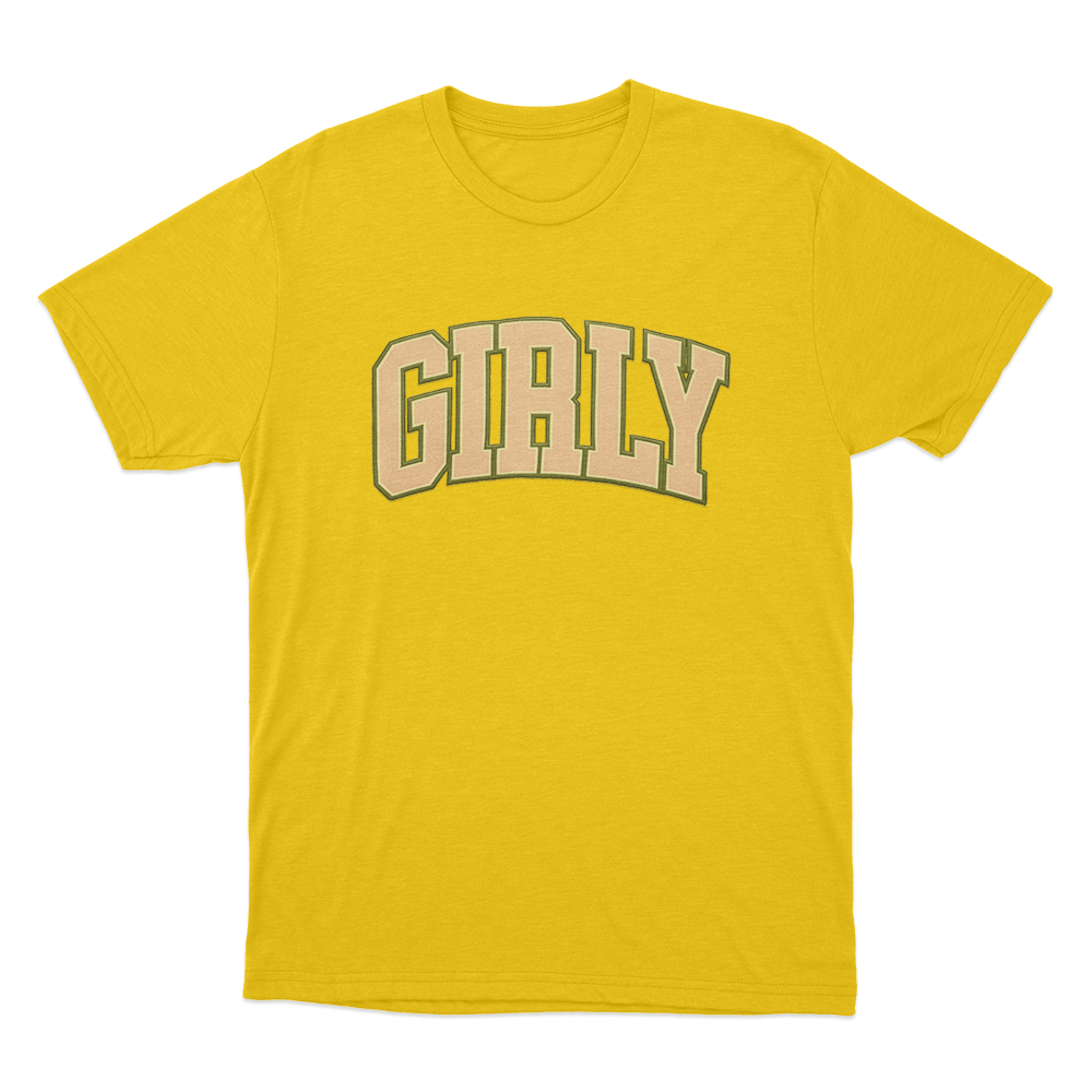 Girly Unisex T Shirt Yellow Girly Unisex T Shirt Yellow