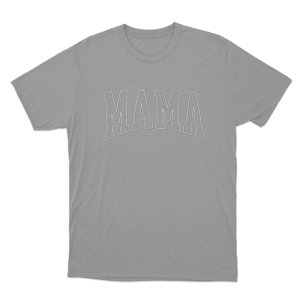 MAMA Unisex T Shirt Grey MAMA Unisex T Shirt Grey