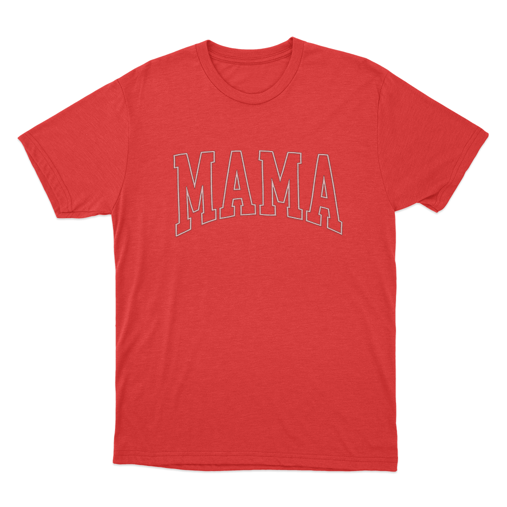 MAMA Unisex T Shirt Red MAMA Unisex T Shirt Red