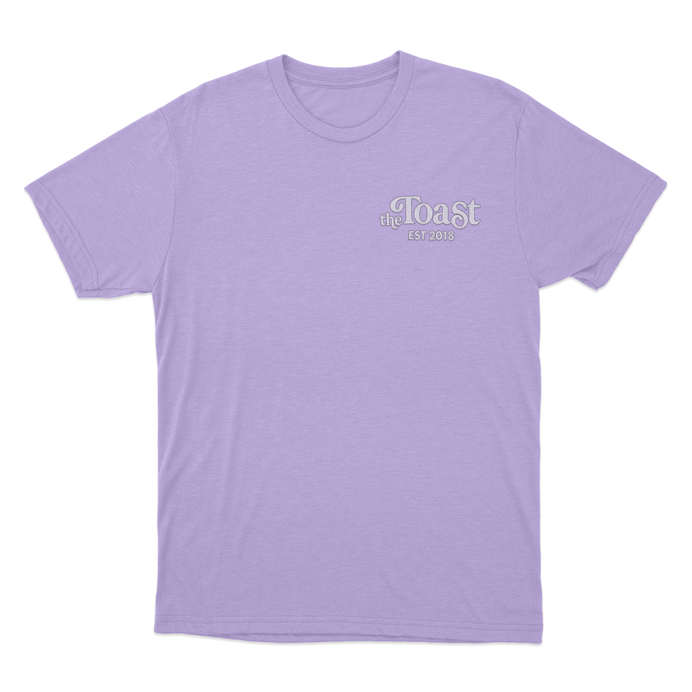 The Toast Logo Unisex T Shirt Purple The Toast Logo Unisex T Shirt Purple