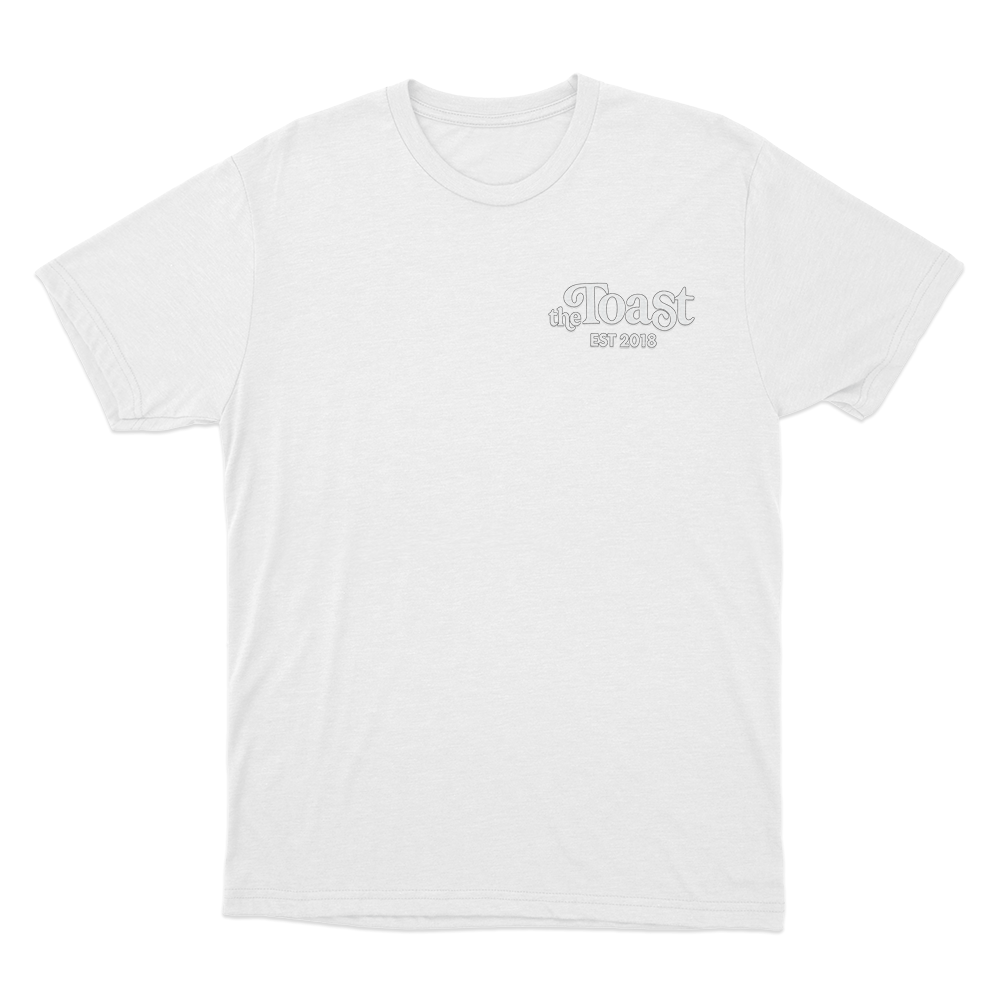 The Toast Logo Unisex T Shirt White The Toast Logo Unisex T Shirt White