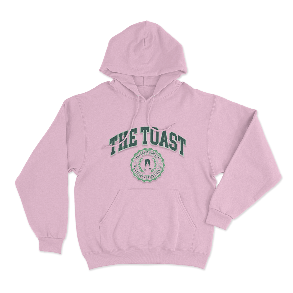Toasty Emblem Unisex Hoodie Pink Toasty Emblem Unisex Hoodie Pink