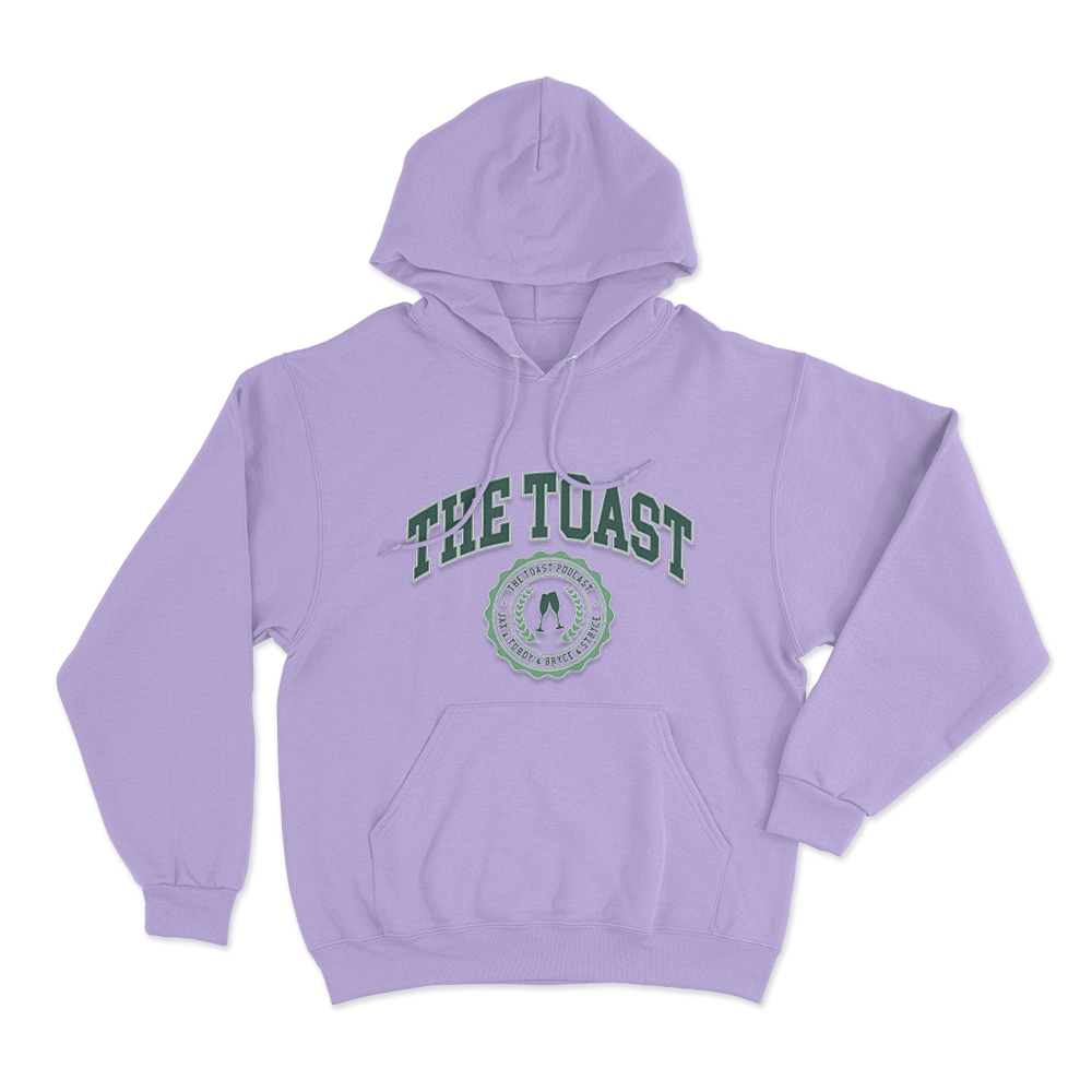 Toasty Emblem Unisex Hoodie Purple Toasty Emblem Unisex Hoodie Purple