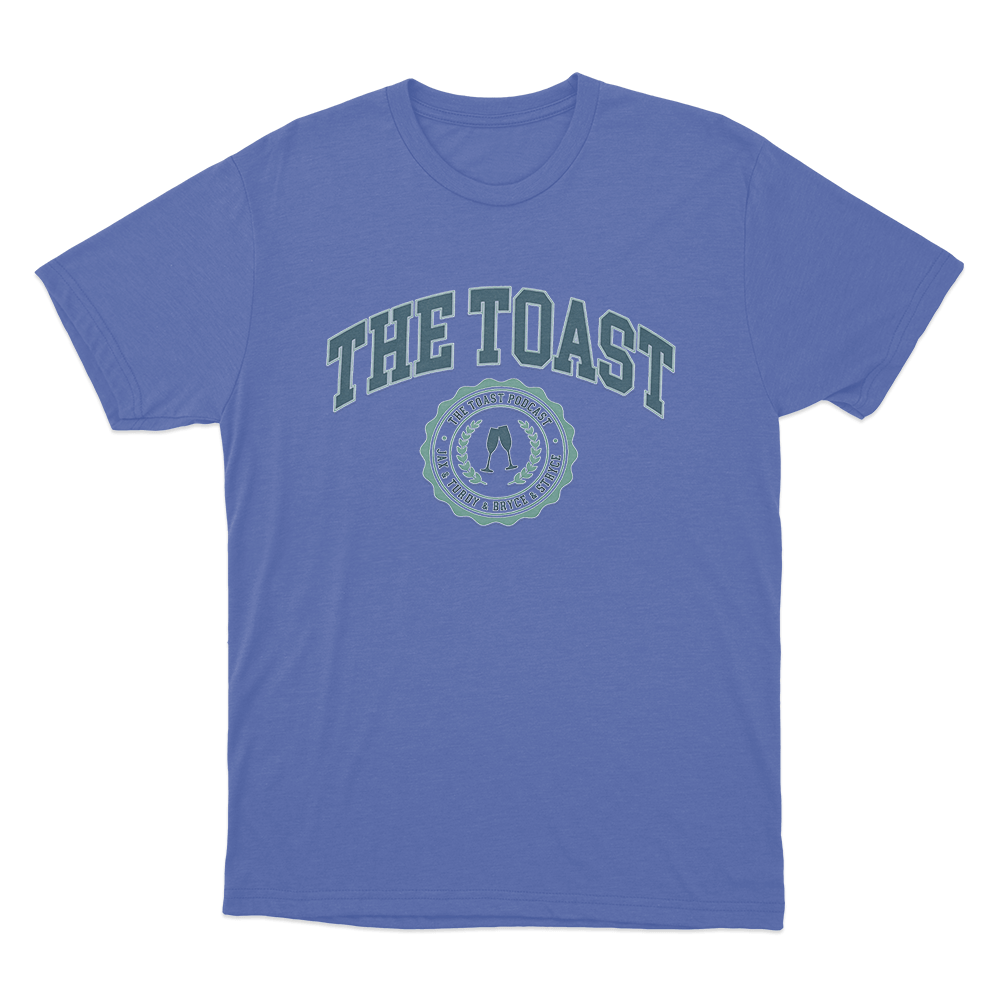 Toasty Emblem Unisex T Shirt Blue Toasty Emblem Unisex T Shirt Blue