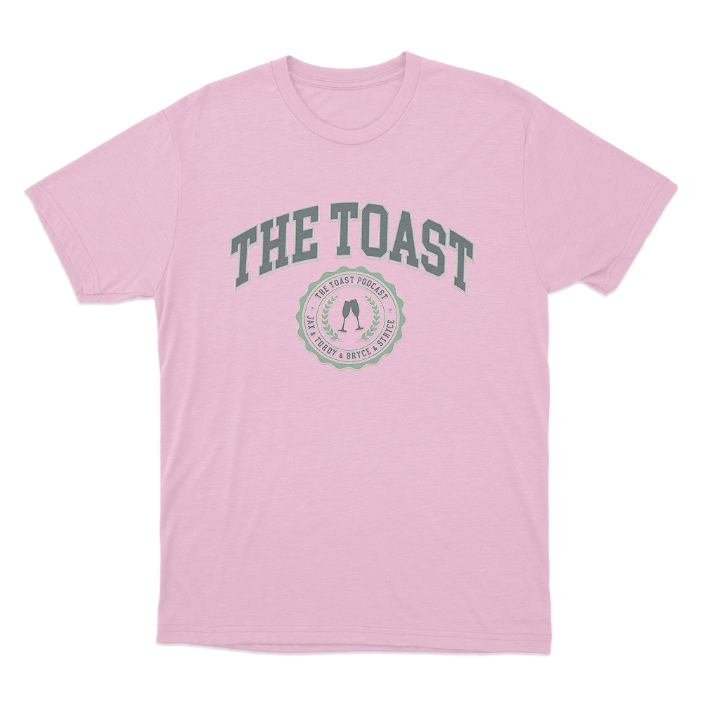 Toasty Emblem Unisex T Shirt Pink Toasty Emblem Unisex T Shirt Pink