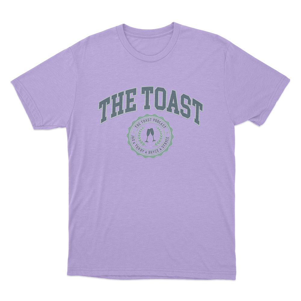 Toasty Emblem Unisex T Shirt Purple Toasty Emblem Unisex T Shirt Purple