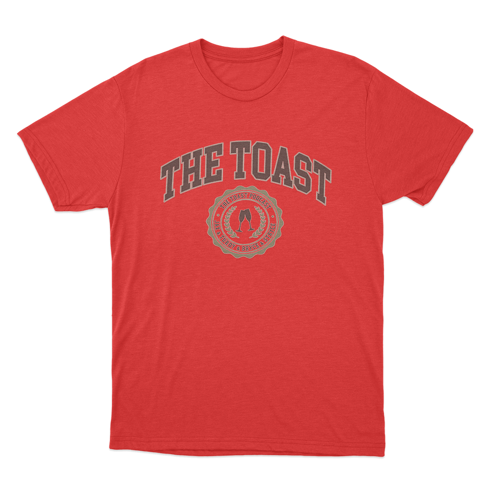 Toasty Emblem Unisex T Shirt Red Toasty Emblem Unisex T Shirt Red