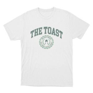 Toasty Emblem Unisex T Shirt White