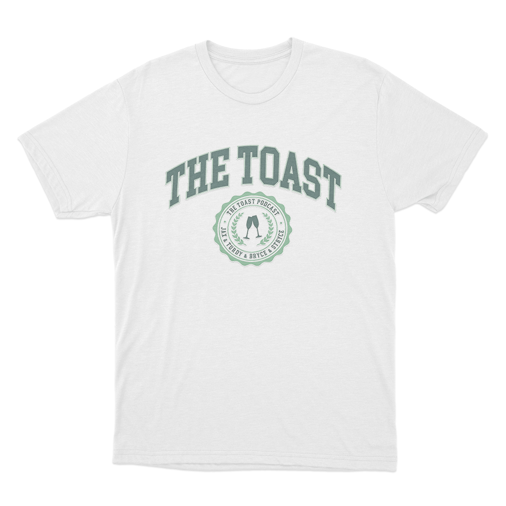 Toasty Emblem Unisex T Shirt White Toasty Emblem Unisex T Shirt White