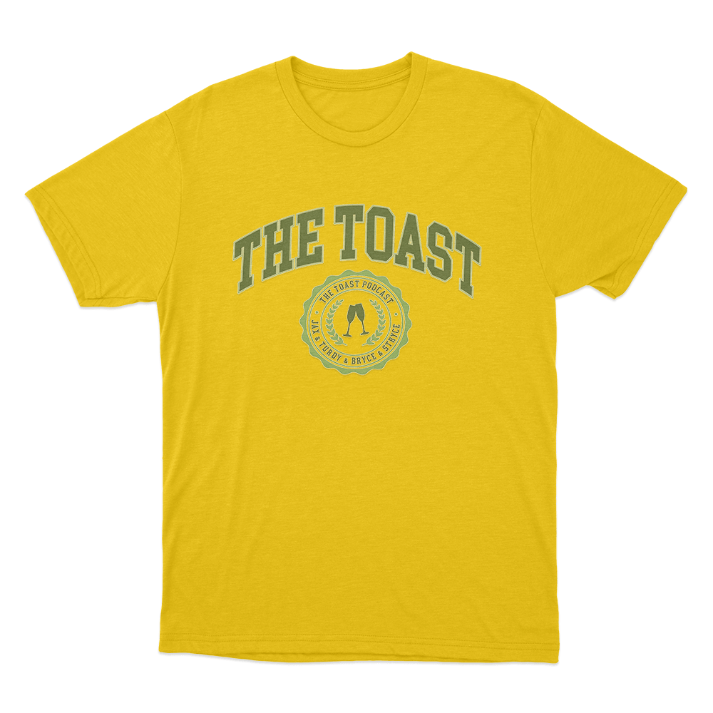 Toasty Emblem Unisex T Shirt Yellow Toasty Emblem Unisex T Shirt Yellow
