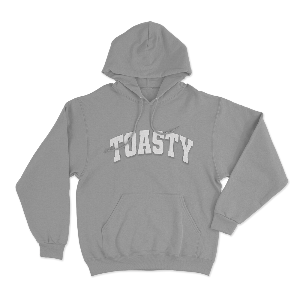 Toasty U Unisex Hoodie Grey Toasty U Unisex Hoodie Grey