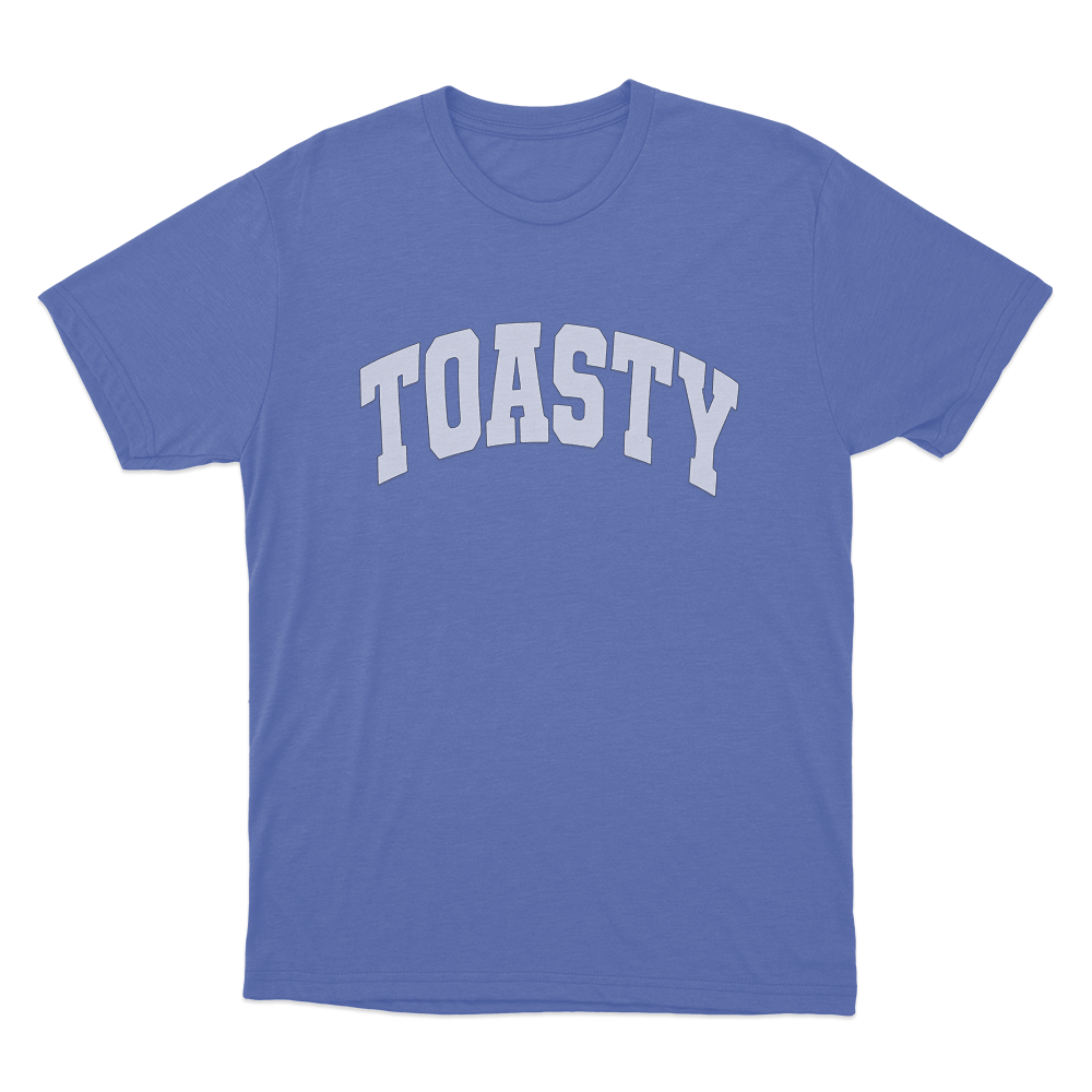 Toasty U Unisex T Shirt Blue Toasty U Unisex T Shirt Blue