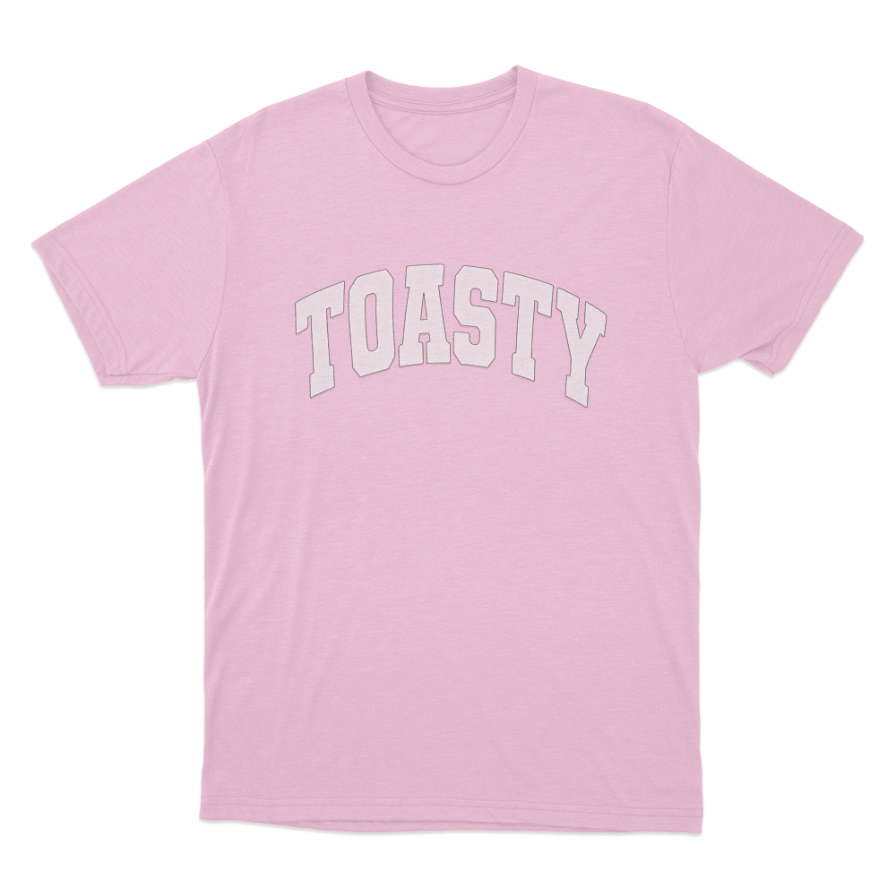 Toasty U Unisex T Shirt Pink Toasty U Unisex T Shirt Pink