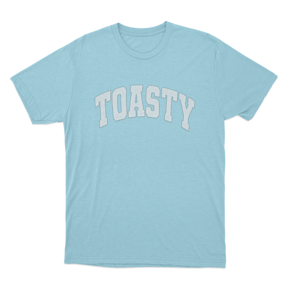 Toasty U Unisex T Shirt Sky Blue Toasty U Unisex T Shirt Sky Blue