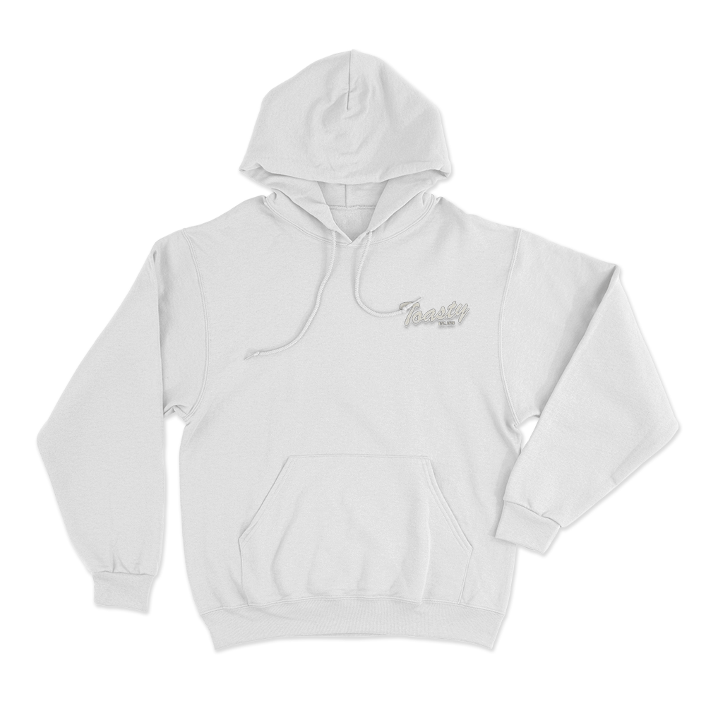 Toasty Unisex Hoodie White Toasty Unisex Hoodie White