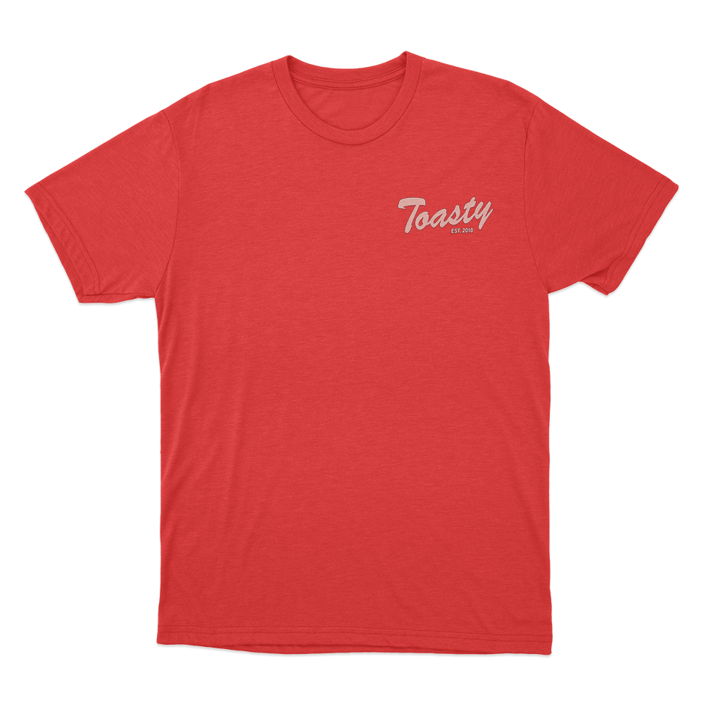 Toasty Unisex T Shirt Red Toasty Unisex T Shirt Red