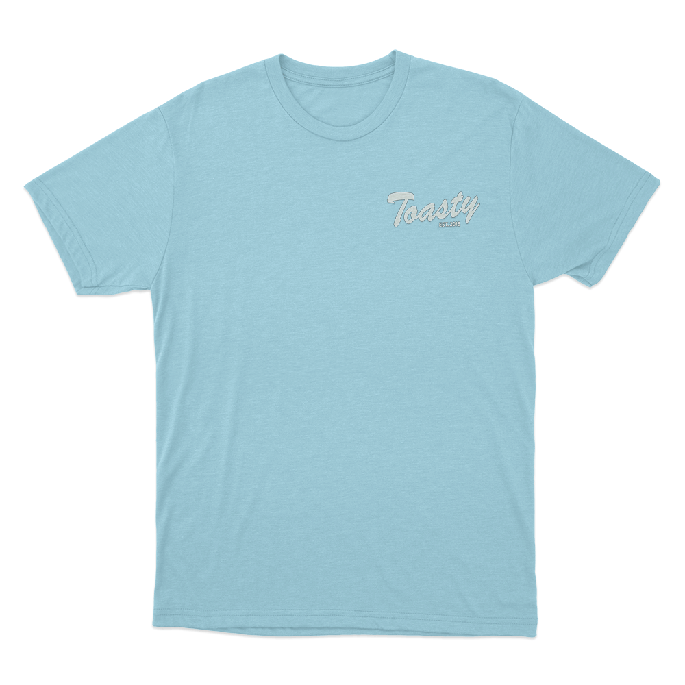 Toasty Unisex T Shirt Sky Blue Toasty Unisex T Shirt Sky Blue