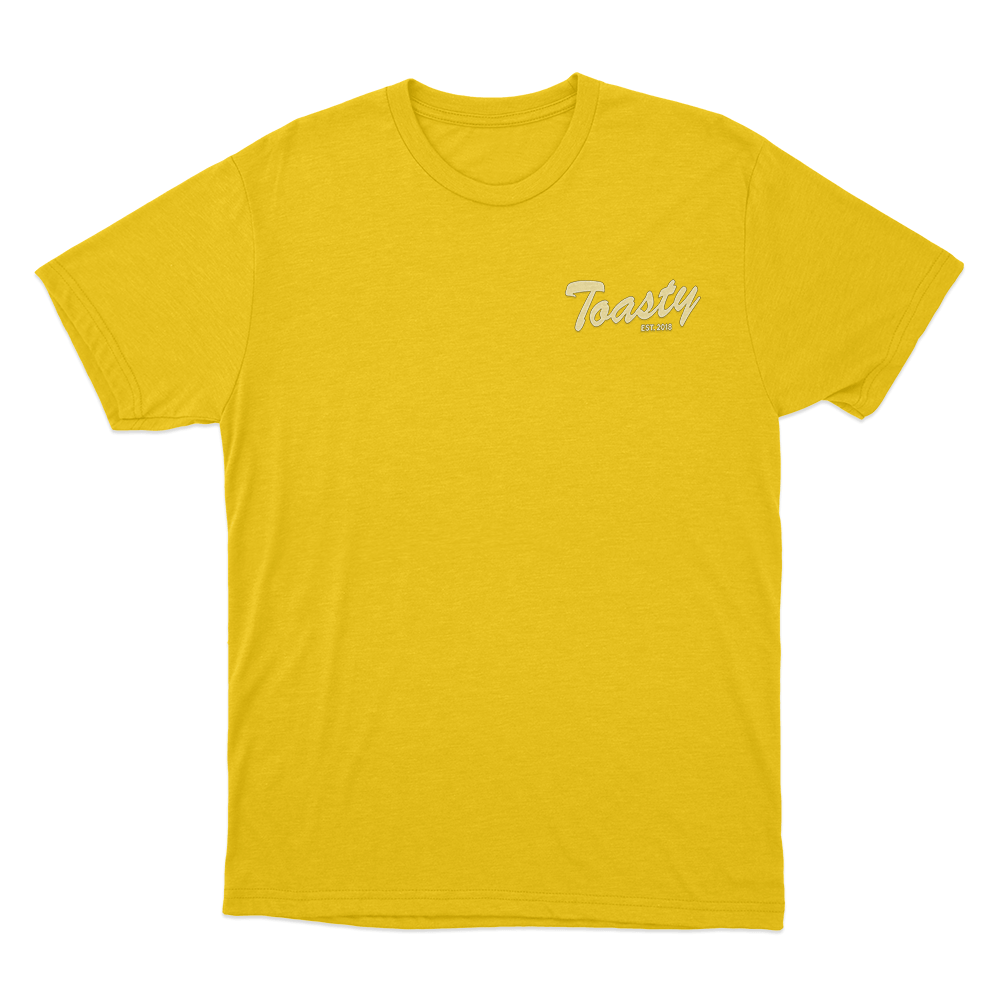 Toasty Unisex T Shirt Yellow Toasty Unisex T Shirt Yellow
